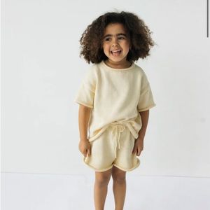 Fostered Collection Knitted Cotton Set- Buttercream